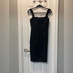 Express Black Ribbed (boned) dress- size 4, NWT